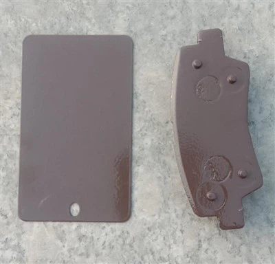 Hnedá ochranná vrstva brzdových doštičiek